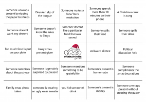 People Bingo: the funniest game to play at christmas