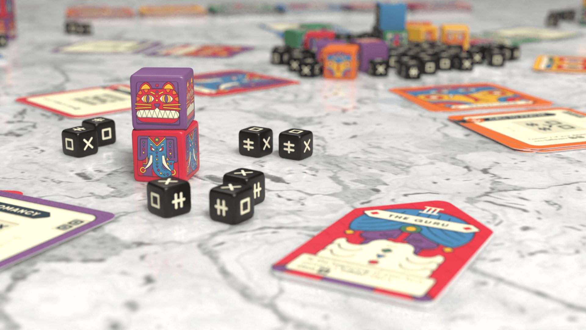 scene of totems and taboos board game