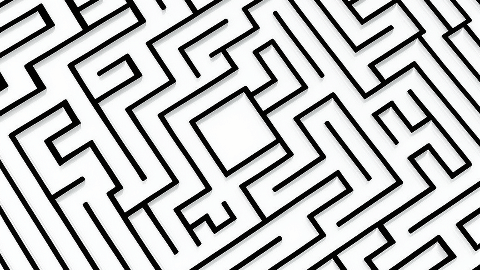 black and white maze background